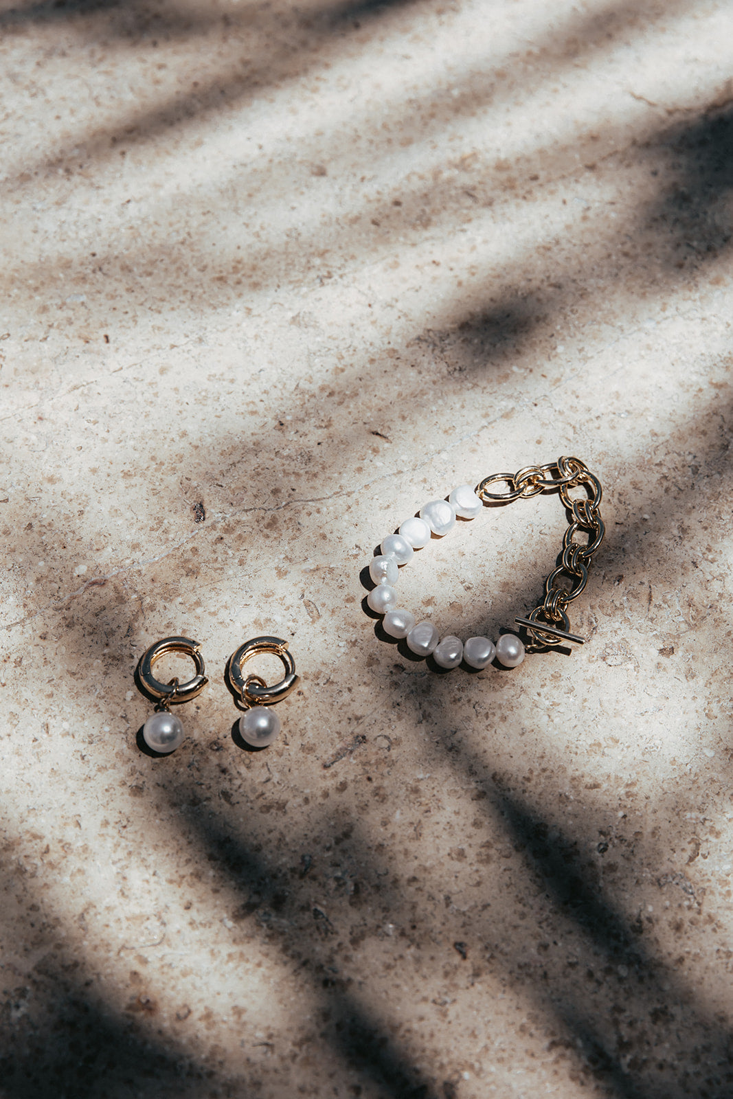 Armband mit runden Perlen