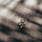 Earring with a round pearl